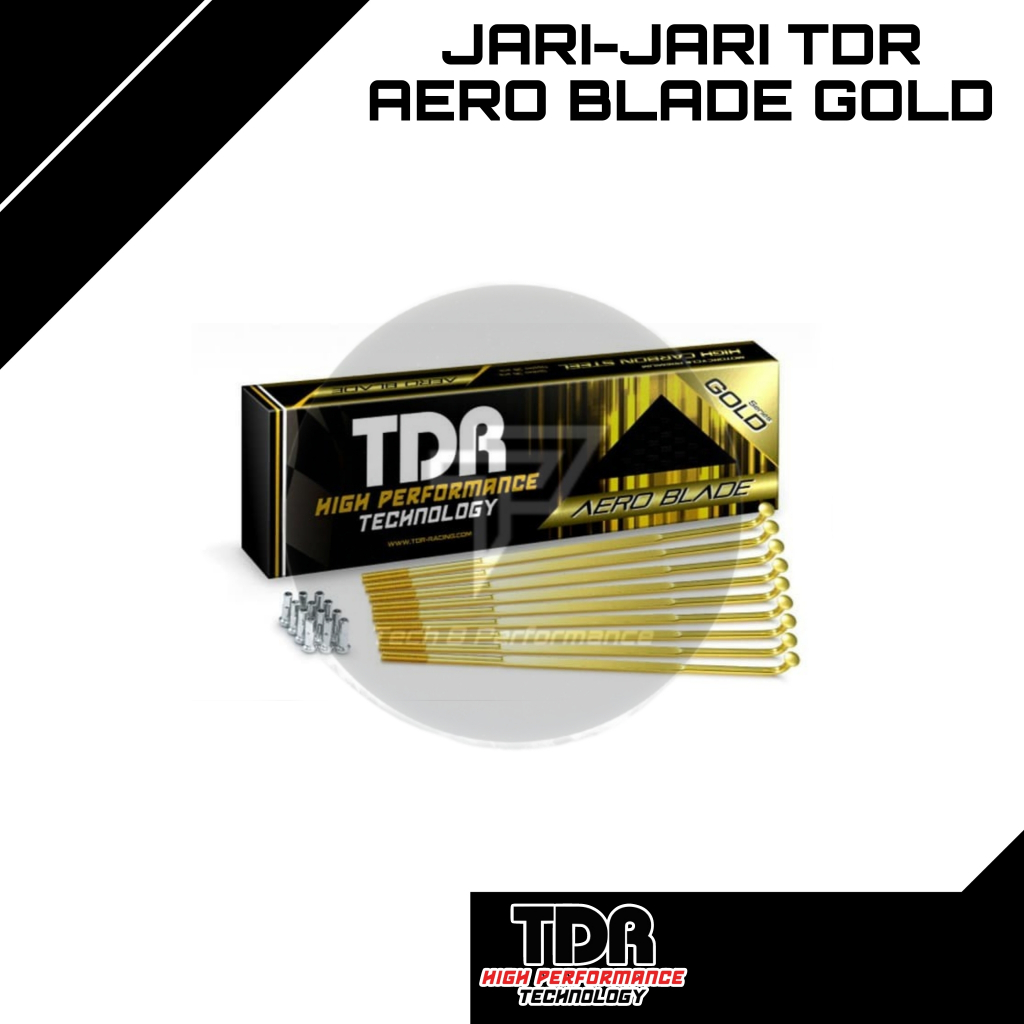 Jari-jari/Spoke Set TDR Aero Blade Gold