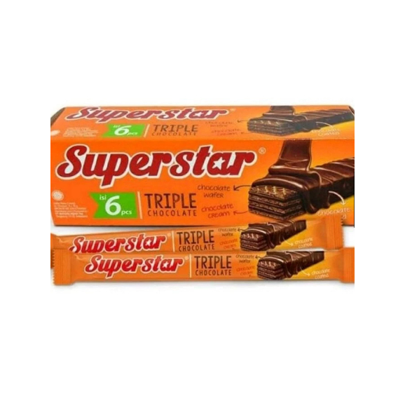 

SUPERSTAR Triple Chocolate 12.5gr x 20pcs