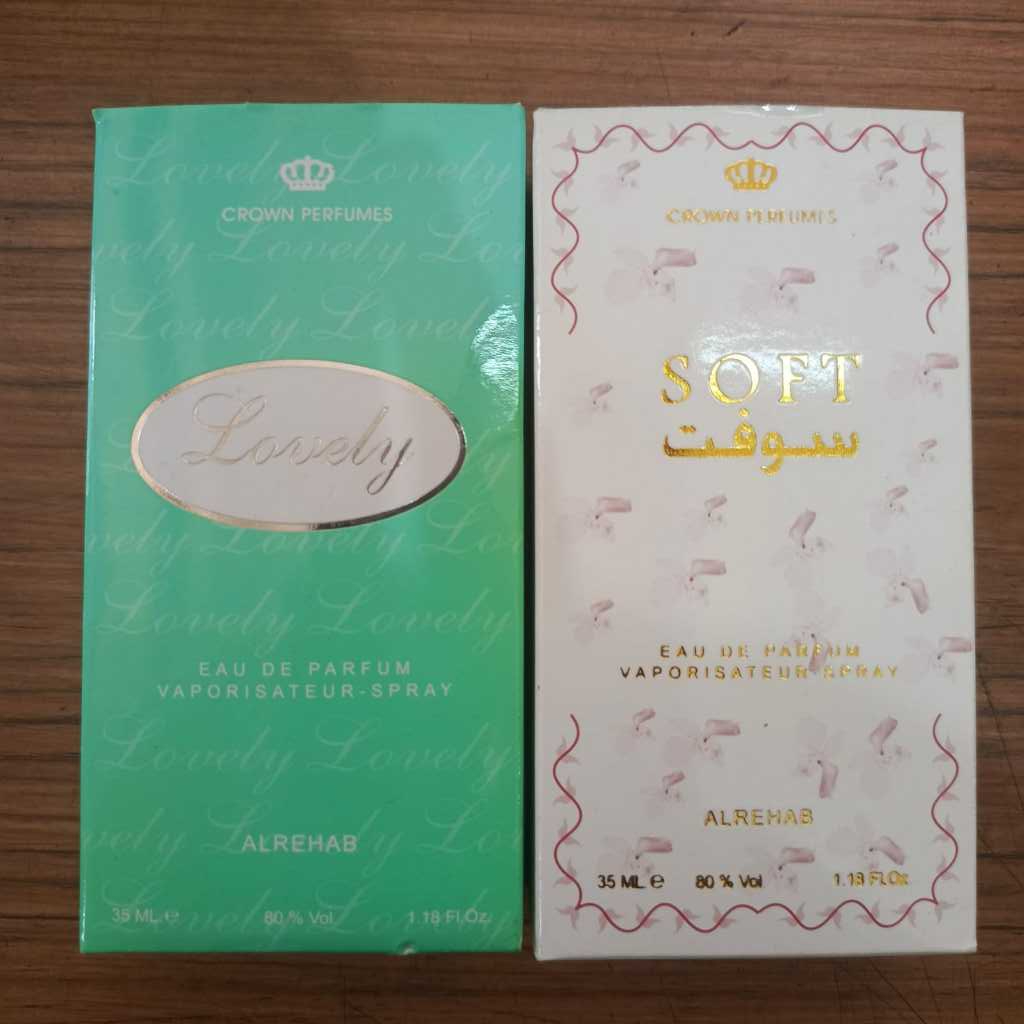 Al rehab parfume spray 35ml lovely soft parfum arab parfume al rehab soft al rehab lovely al-rehab