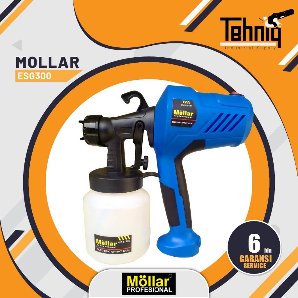 Mollar ESG 300 Spray Gun Cat Tembok 300W / Electric Spray Gun Mollar ESG300