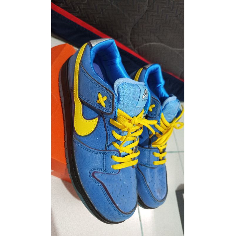 Sepatu SB Powerpuff Girls Bubbles / Ni*Ke SB Dunk low x Powerpuff Girls size 42