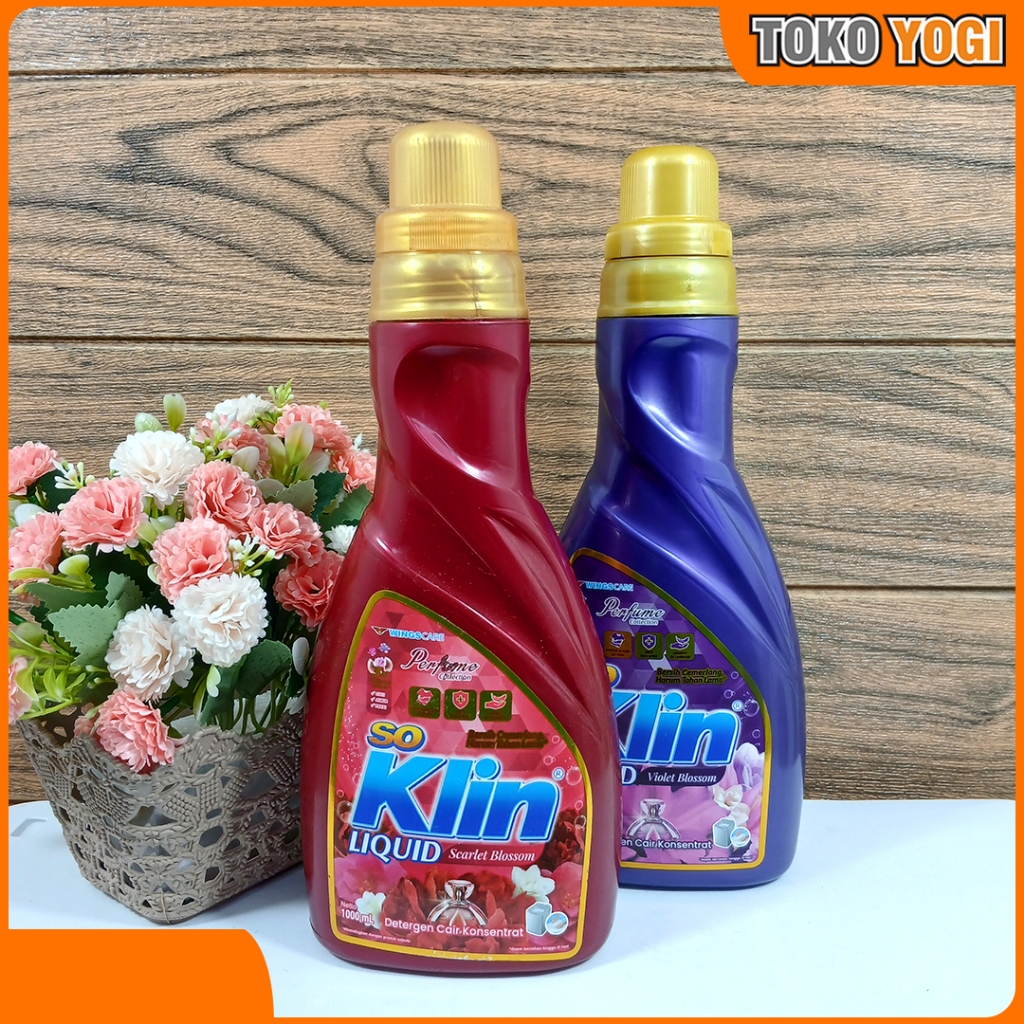 SOKLIN LIQUID PERFUME COLLECTION BOTOL 1000ml VARIAN || DETERGEN CAIR KONSENTRAT