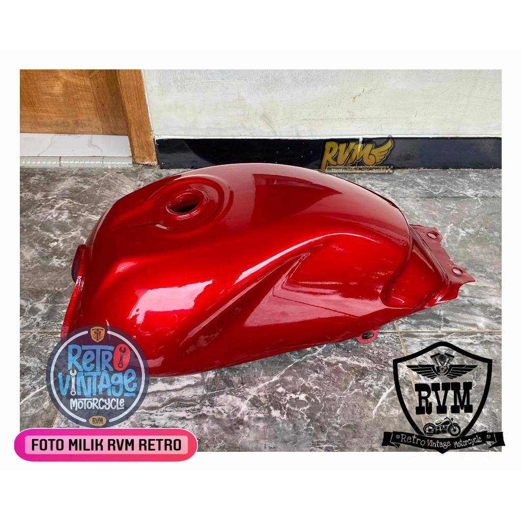 Tangki bensin Honda Megapro new Megapro primus 2007-2009 merah maroon