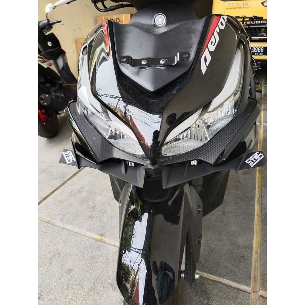 Winglet Aerox Connected 155 / Winglet New Aerox 155cc Plastic Abs Aksesoris Variasi