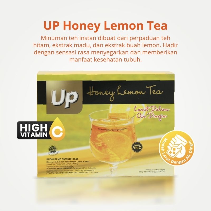 

CNI UP HONEY LEMON TEA Mengandung Vit 3