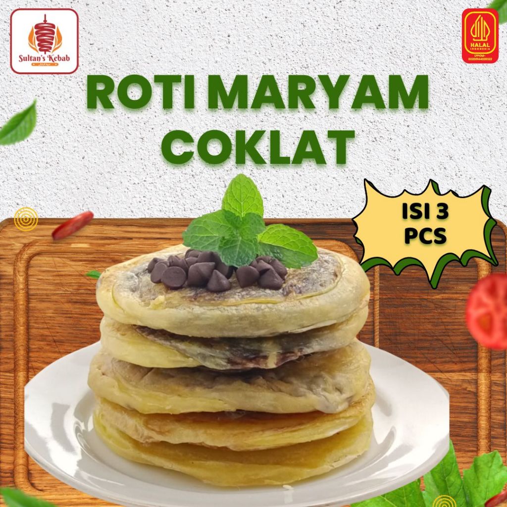 

Sultan - Roti Maryam Coklat 1 Pack isi 3Pcs Premium & Nikmat