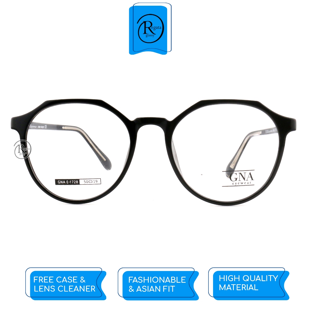 GNA Eyewear /  GNA E-1728 / Frame Kacamata GNA Eyewear ORIGINAL