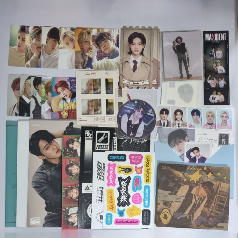 Stray Kids Official Merchandise Album Inclusion (Album Only, Photobook, Poster, Sticker, Postcard, B