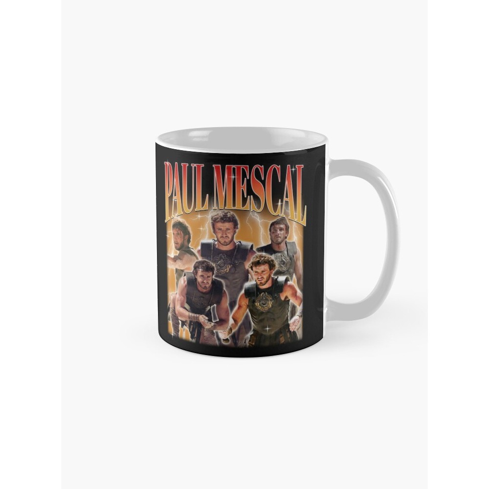 Vintage Paul Mescal Gladiator, Retro Bootleg 90s Style Graphic Coffee Mug