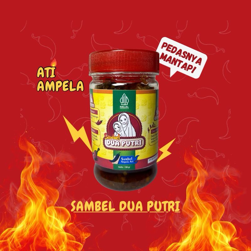 

Sambal Ati Ampela 150gr dua putri