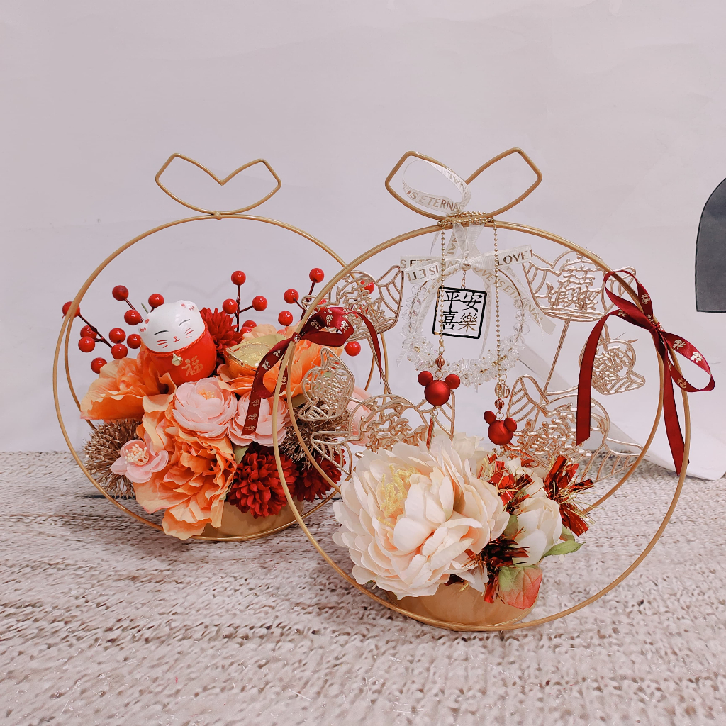 

Hampers Bunga Imlek PINGANXILE - Vas Set Bunga CNY Dekorasi Pajangan