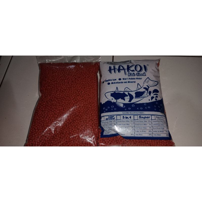 PAKAN IKAN KOI KILOAN BUTIRAN KECIL