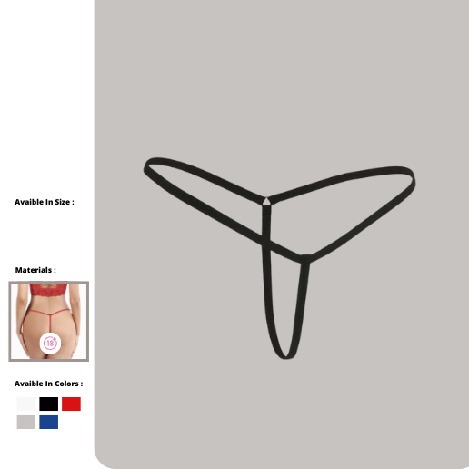 G String Thong Seksi Ring / Celana Dalam Wanita 061