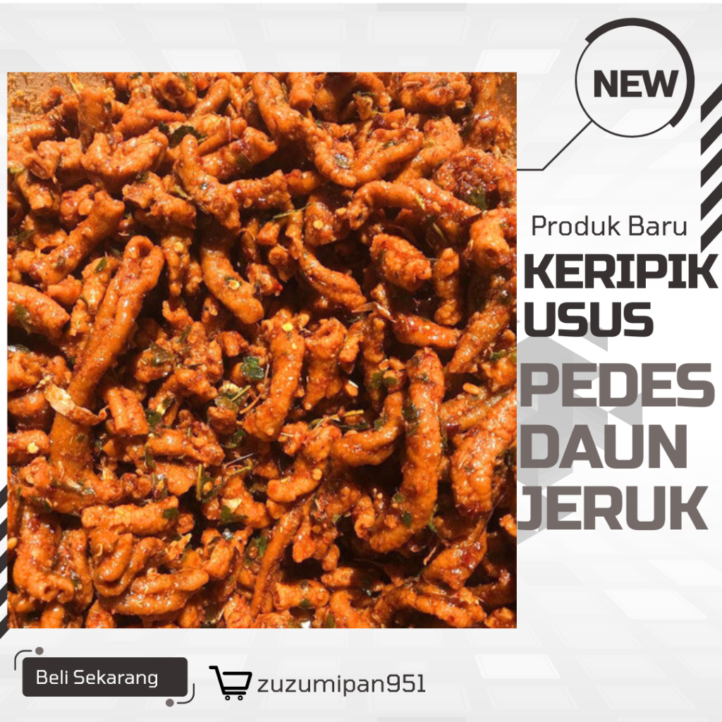 

Usus Ayam Pedas Daun Jeruk - Nikmat Tiada Tara|Kemasan 1kg
