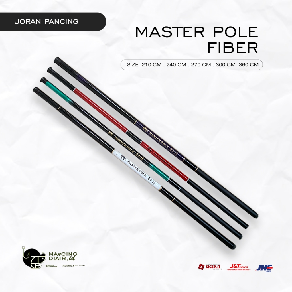 Joran Tegek Pancing Fiber Murah - Master Pole || 210.240.270.300.360
