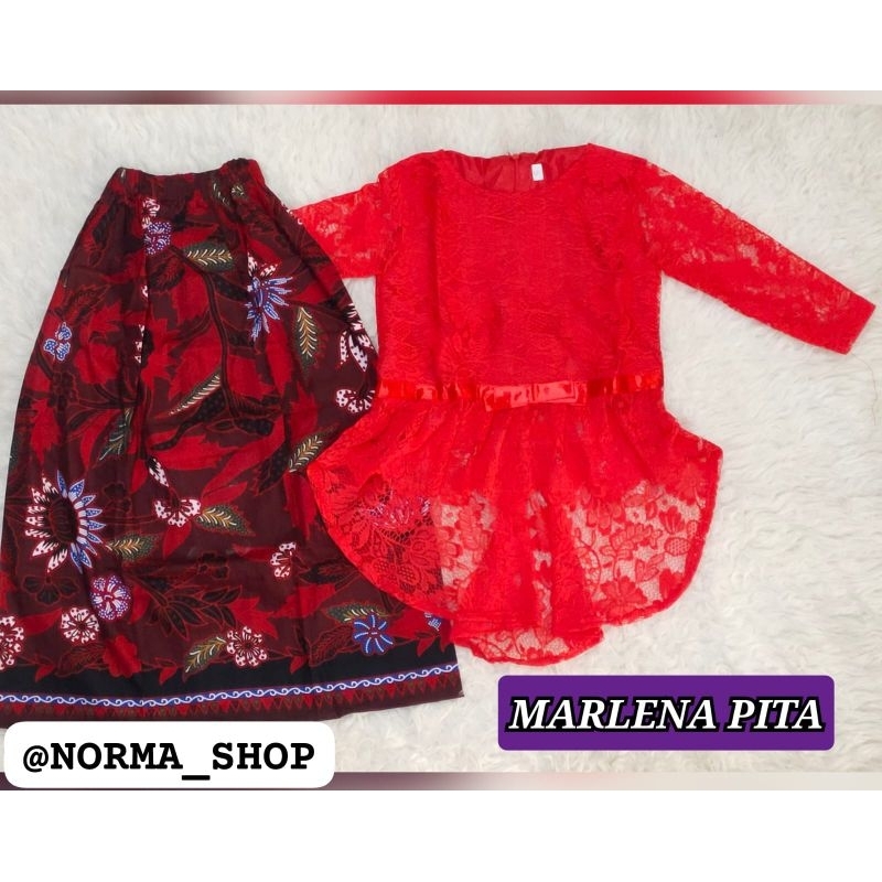KEBAYA MARLENA KHAS MADURA / BAJU MARLENA ANAK MODEL PITA