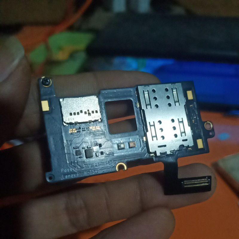 pcb tempat sim card lenovo vibe P1a42 ori copotan