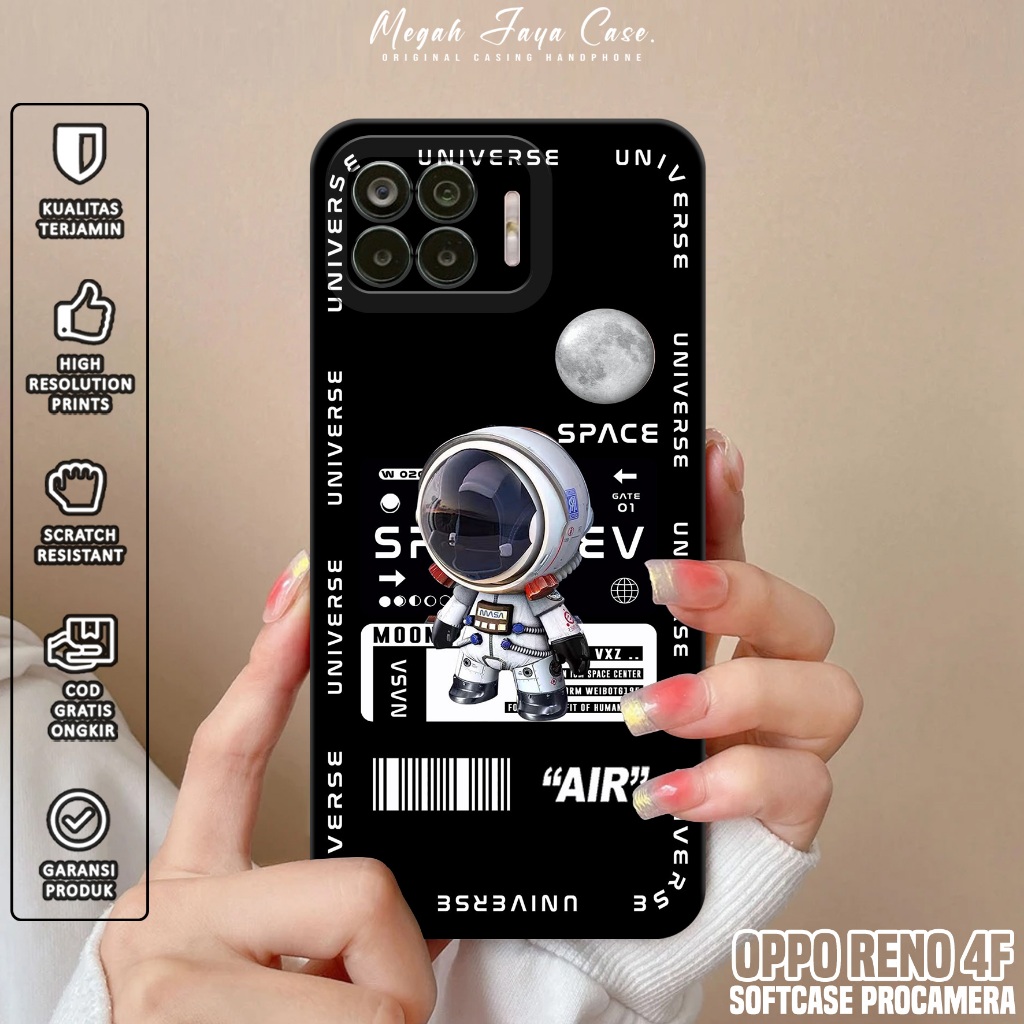 Softcase OPPO RENO 4F - Case Hp OPPO RENO 4F Motif PLNT - Silikon Hp OPPO RENO 4F - Casing OPPO RENO