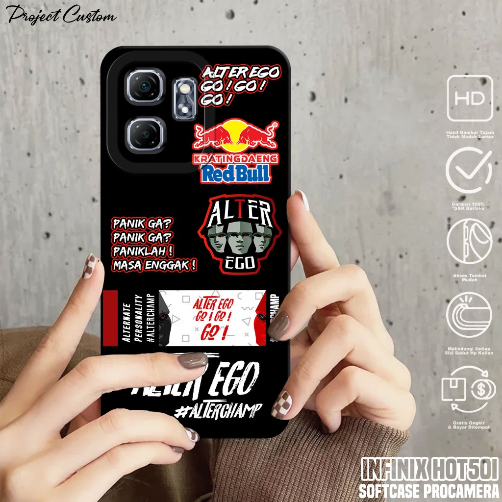 Softcase Hp Infinix Hot 50i - Case Infinix Hot 50i ( ESPRT ) Silikon Hp Infinix Hot 50i - Casing Hp 