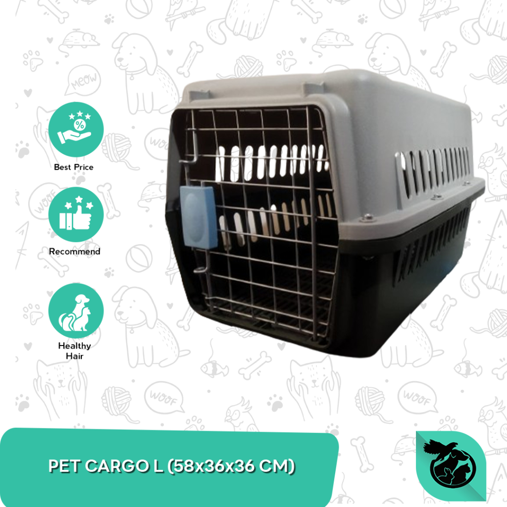 GOSEND Kandang Kucing / Anjing Portable Ukuran Besar - Pet Cargo L