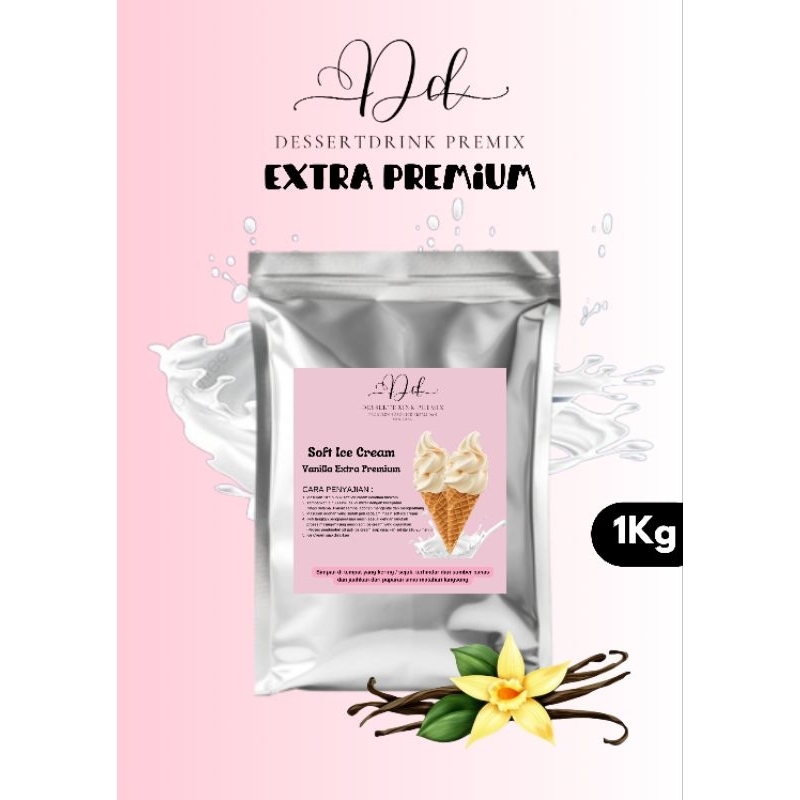 

Bubuk Soft Ice Cream Rasa VANILLA 1Kg/1000Gram Extra Premium Dessertdrink Powder / Ice Cream MURAH / Bubuk Ice Cream 1kg Aneka Rasa / Bahan Ice Cream Varian Rasa / Bubuk Ice Cream / Ice Cream Powder / Bubuk Es Cream / Bubuk Es Krim / Tepung Es Krim