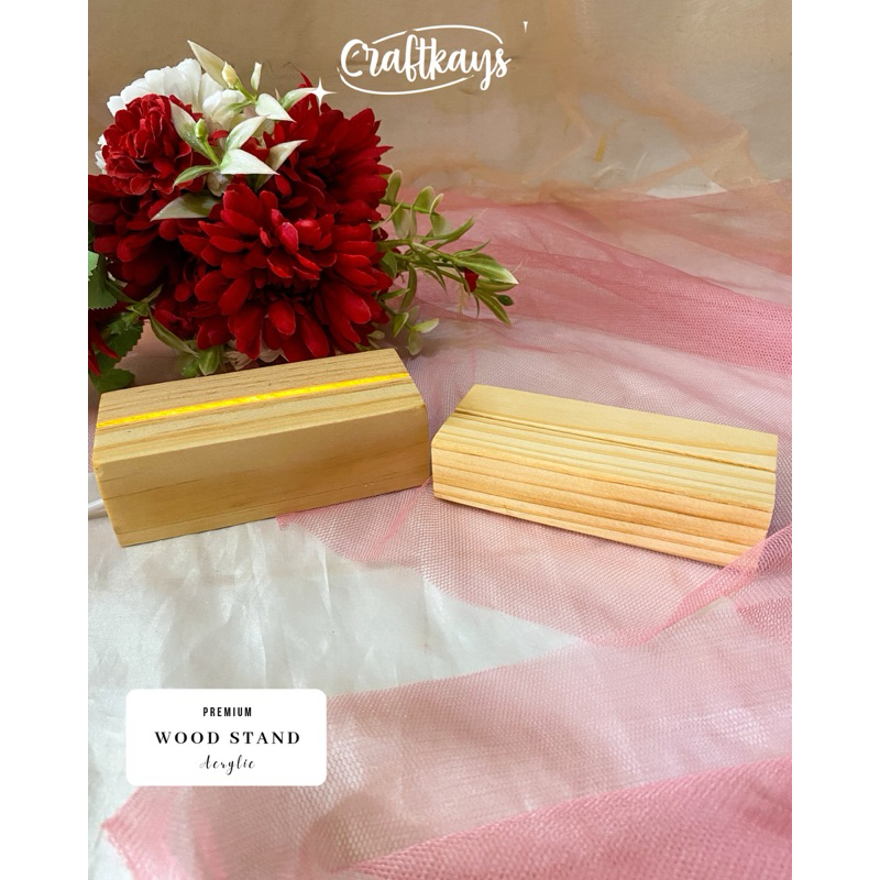 STAND AKRILIK | STAND KAYU AKRILIK | WOOD STAND