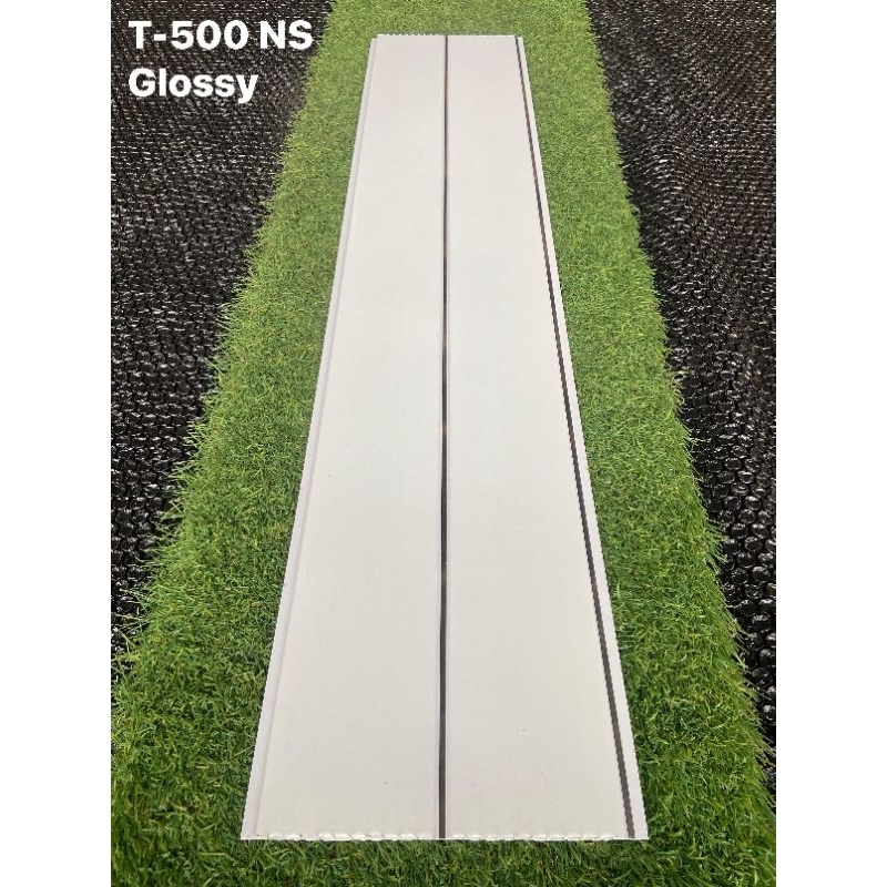 PLAFON PVC PUTIH POLOS GLOSSY NAT SILVER T500NS