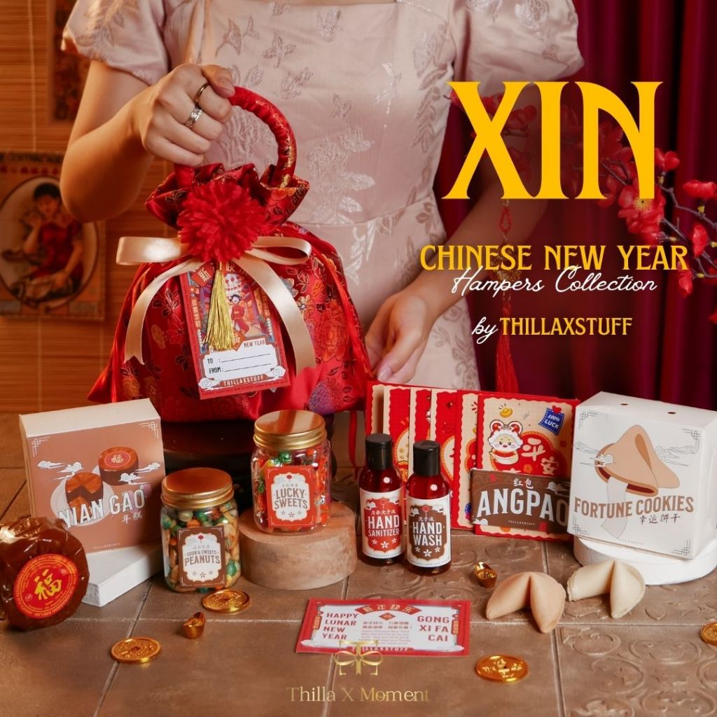 

[XIN] HAMPERS CNY IMLEK 2025 KADO NATAL CHINESE NEW YEAR GIFT BOX PARSEL SINCIA BINGKISAN HADIAH SOUVENIR IMLEK 2025 KADO LUNAR NEW YEAR HAMPER GIFT BOX