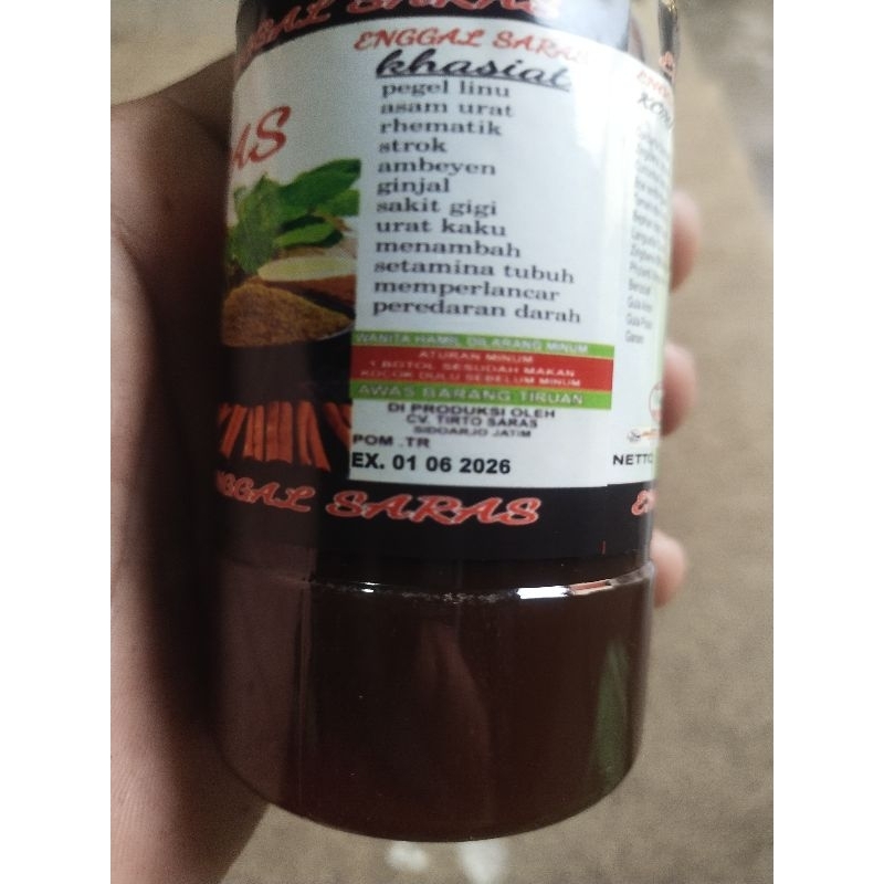 

Jamu Jawa sehat Enggal Saras pegelinu