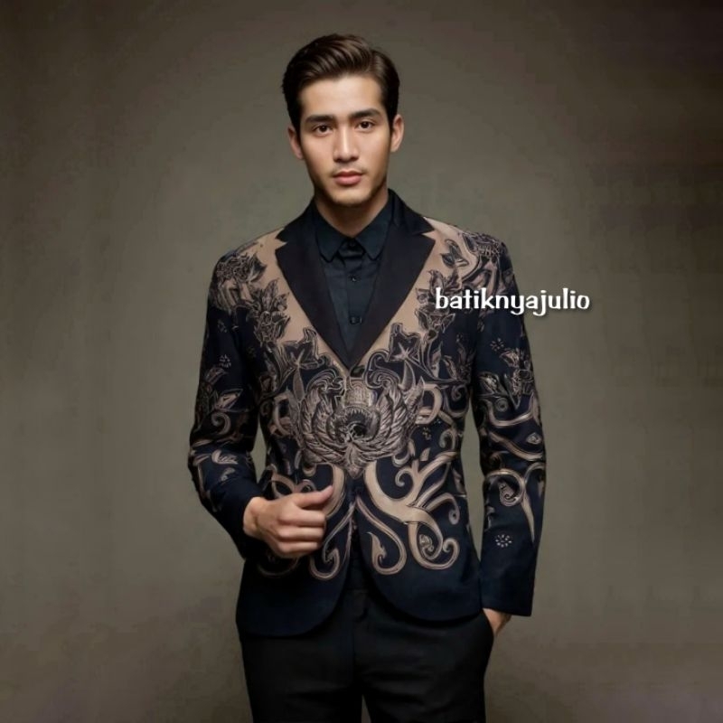 jas batik pria blazer batik pria exclusive premium elegan limited stok batiknyajulio 3