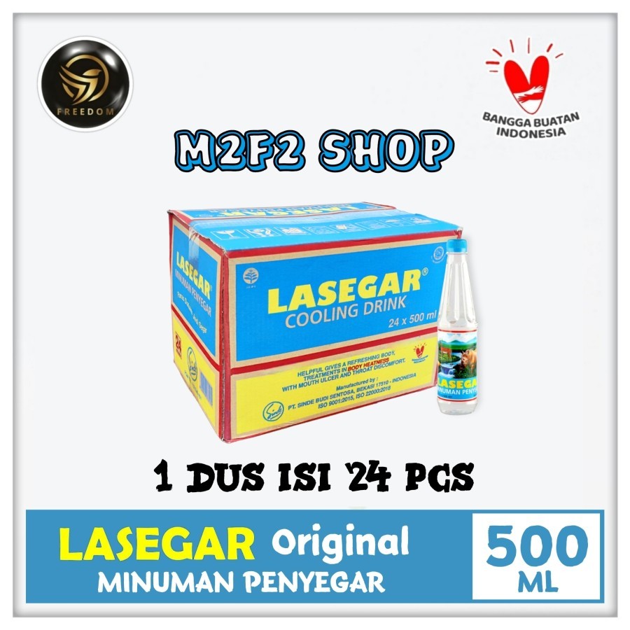 

LASEGAR Larutan Penyegar Botol Pet | Original - 500 ml (Kemasan Karton)