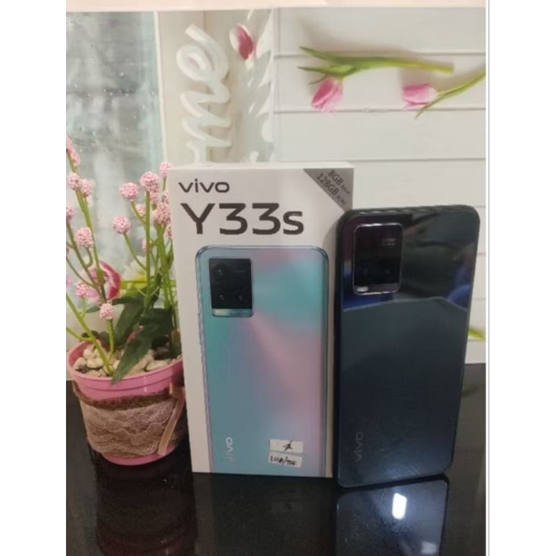 BIG SALE✓Vivo Y33s 8/128GB/4/128GB HP SECOND/BEKAS FULLSET