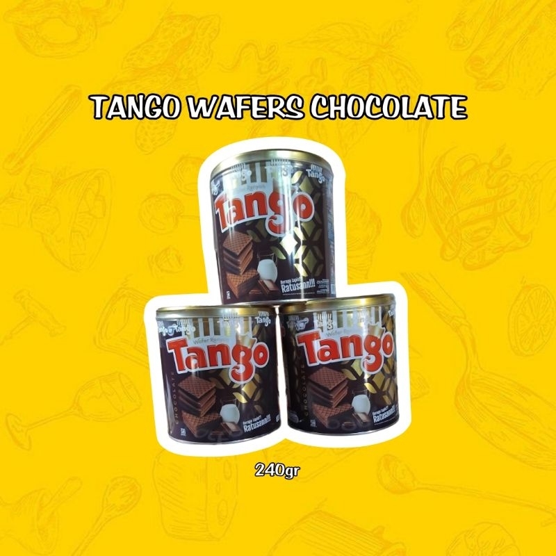 

Wafer Tango Kaleng original toples 240gr wafer tango cokelat || tango chocolate