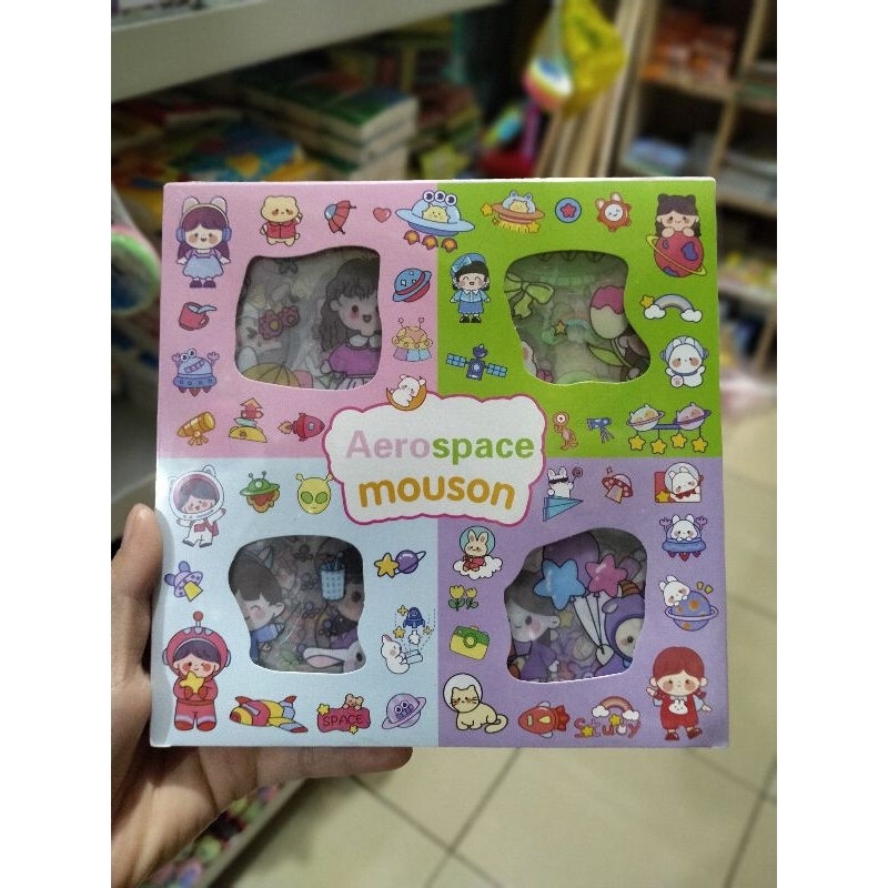 

100 pcs \ stiker box \ stiker momo \ stiker motif \ stiker viral