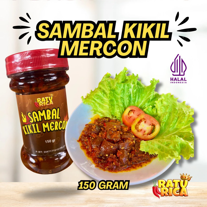 

K- Ratu Rica Kemasan toples 150 gram bisa COD seluruh Indonesia [SAMBEL OSENG KIKIL MERCON]