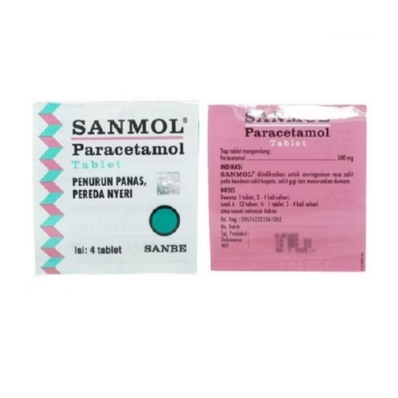 sanmol tablet 1 box