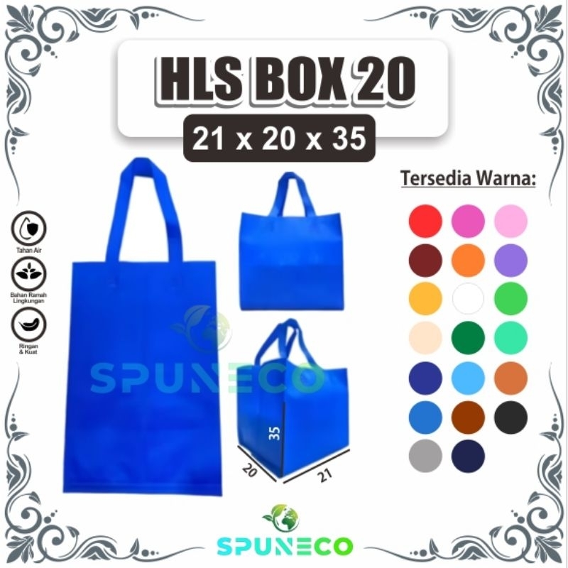 

TAS BOX NASI UK 20X20 (ISI 12 PCS) TAS GOODIE BAG TAS SOUVENIR TAS BOX KUE