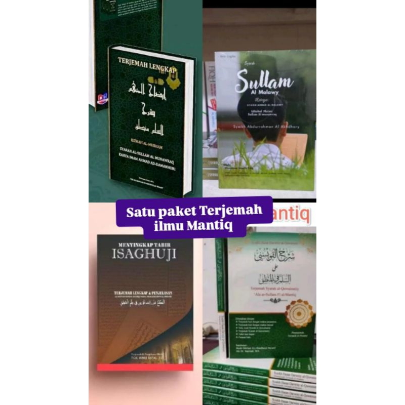 4 kitab Terjemah ilmu Mantiq