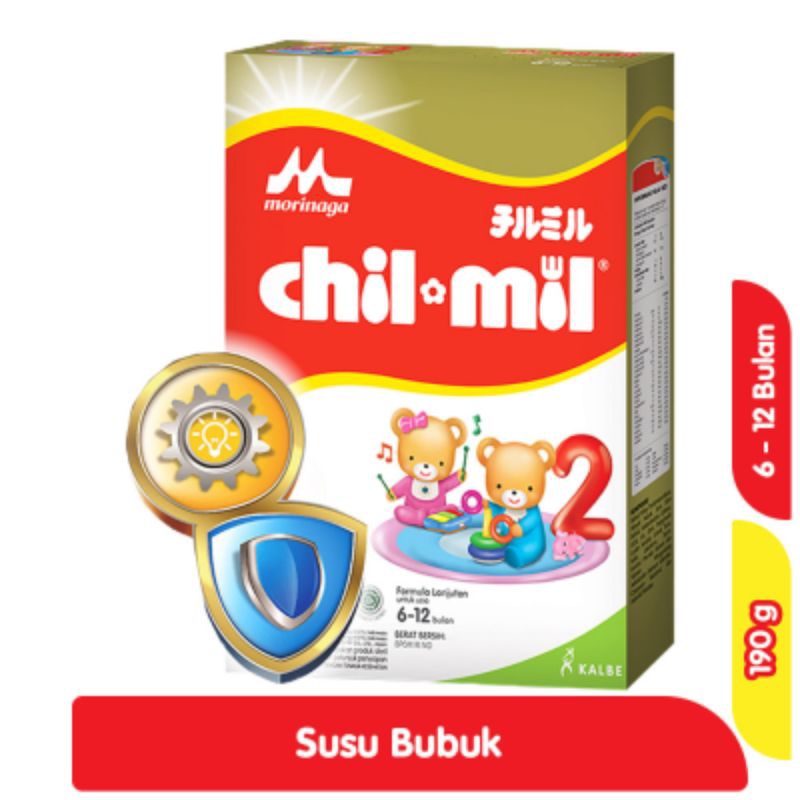 

Morinaga chil-mil 2 Susu Bubuk Formula Bayi 6-12 Bulan 190 g