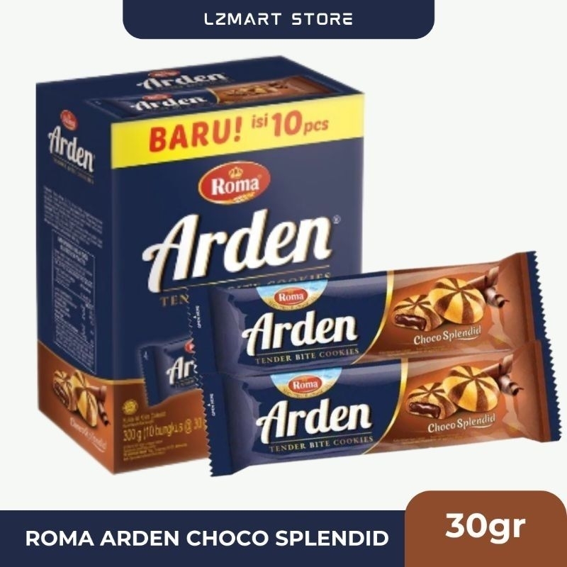 

Roma Arden Cookies Rasa Choco Splendid Sekotak isi 10 Bungkus