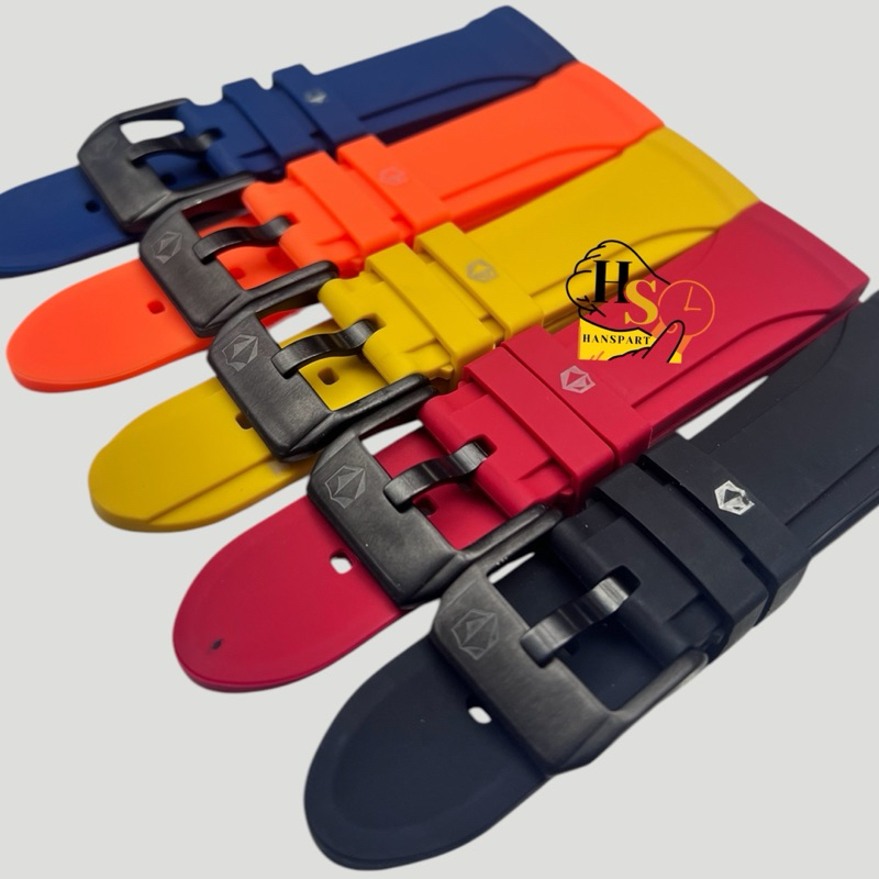 ready•Strap Jam Expedition karet silikon 24mm tali jam tangan expedition karet tebal