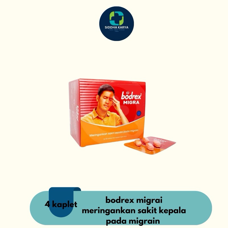 Bodrex Migran obat sakit kepala 4 kaplet