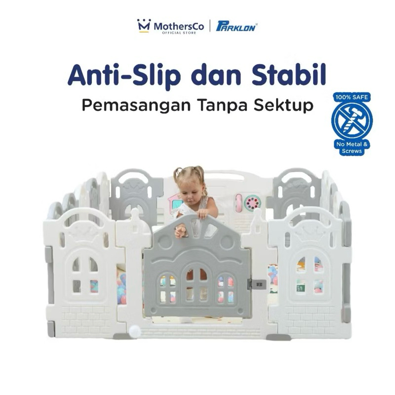 PRELOVED Parklon baby folding fence pagar bayi 10 + 2