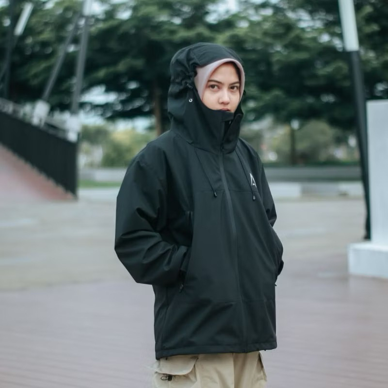 jaket gunung outdoor waterproof gorpcore norton series pelvoux