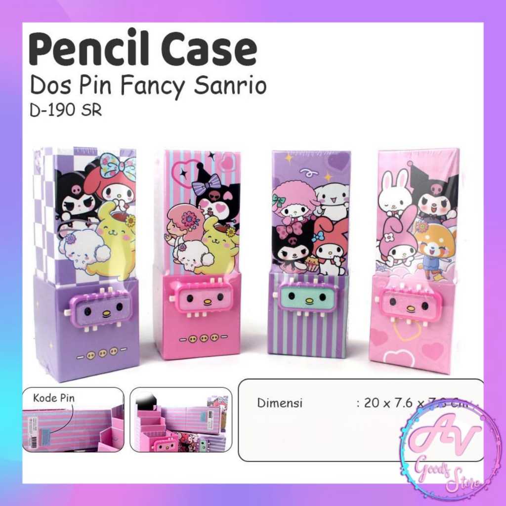 

Kotak Pensil Dus Pin Susun Berdiri Karakter / Tempat Pensil Dos Kode Password Fancy