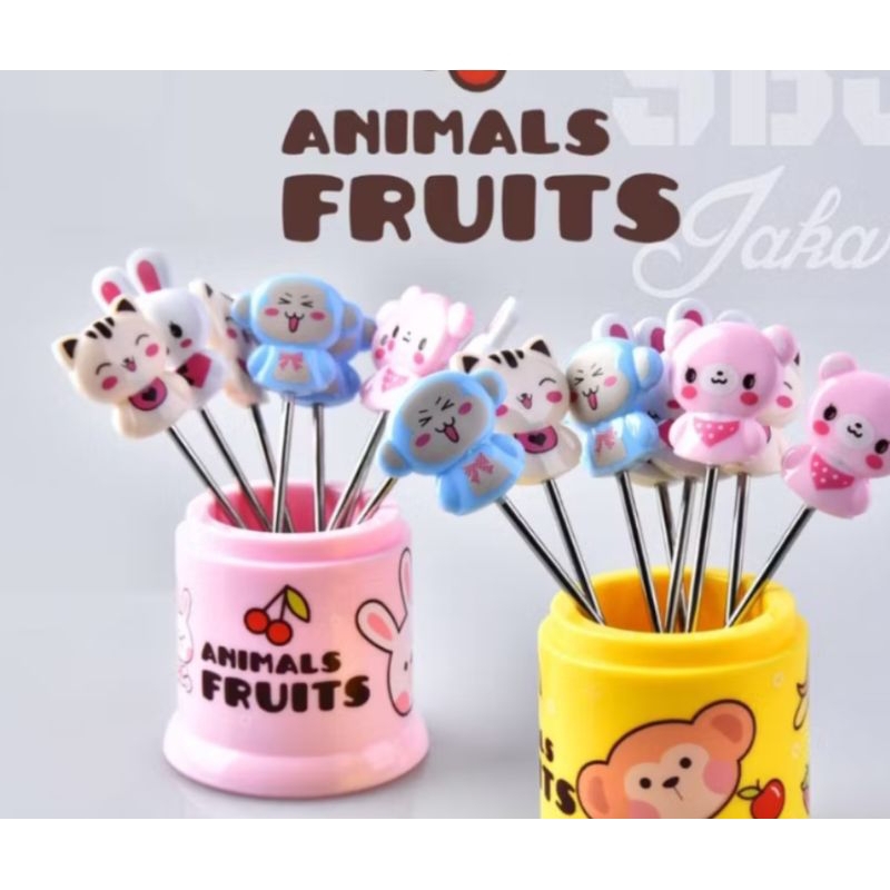 garpu lebaran l garpu kue imlek l garpu hari raya l garpu kue basah l garpu buah set ada tempat nya 