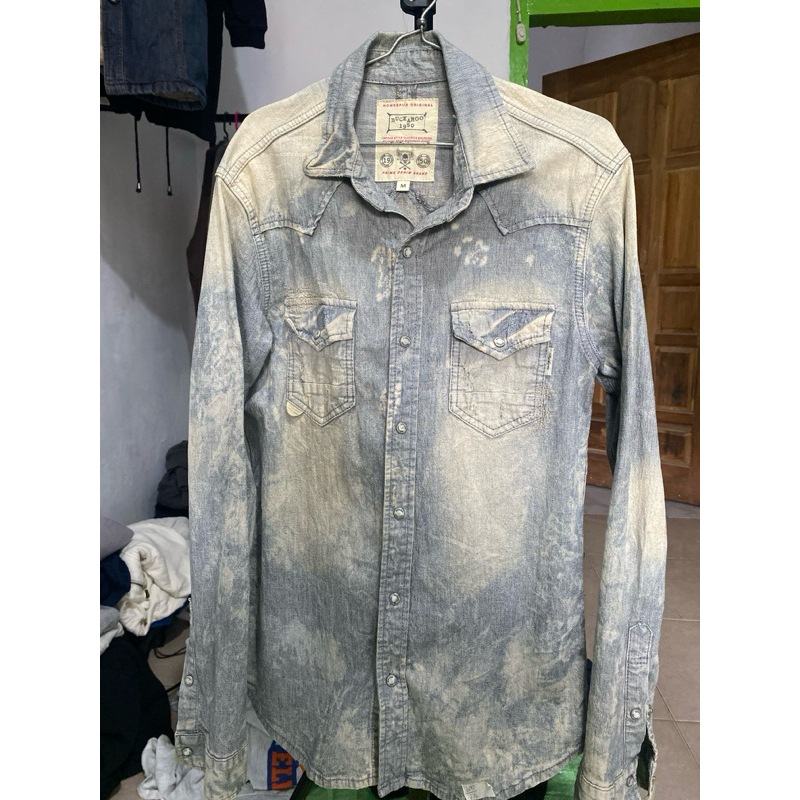 Kemeja Jeans Buckaroo