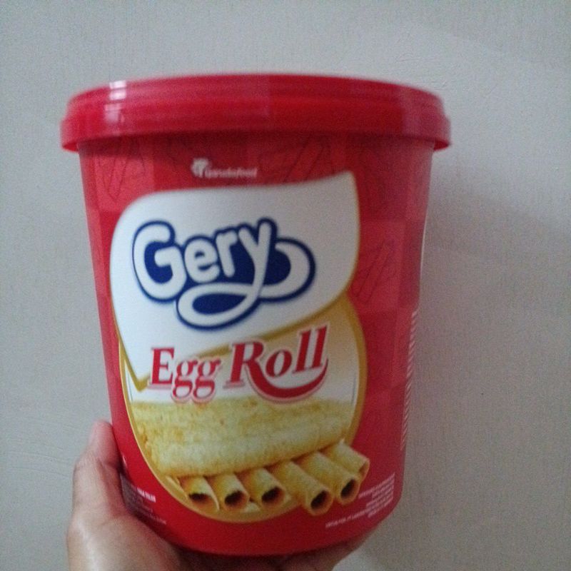 Gery Egg Roll 210gr/Gery Egg Roll Ember Toples/Gery Egg Roll Biskuit Bucket 210gr