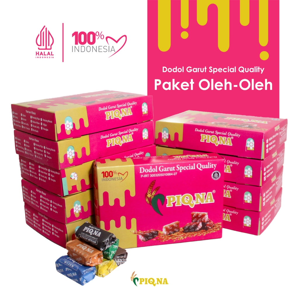 

PIQNA Paket Oleh Oleh Dodol Garut Special Quality 10 x 250g