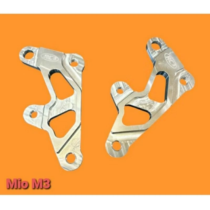 RC3 breket kaliper cakram breaket pala babi depan Mio M3 disk 260mm